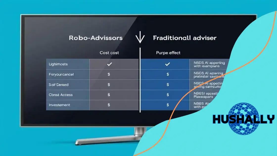 How robo-advisors differ from traditional advisors