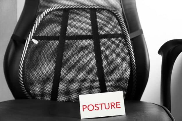 Close-up of a premium ergonomic office chair with adjustable features, showcasing lumbar support, breathable mesh, and a stylish design that fits well in a modern home office.